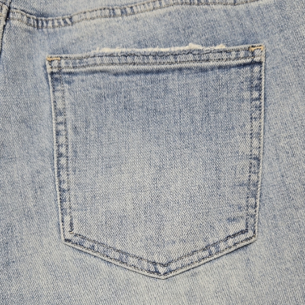 🏠 Pistola Cassie Super High Rise Blue Denim Jeans Size 31 - Picture 8 of 11